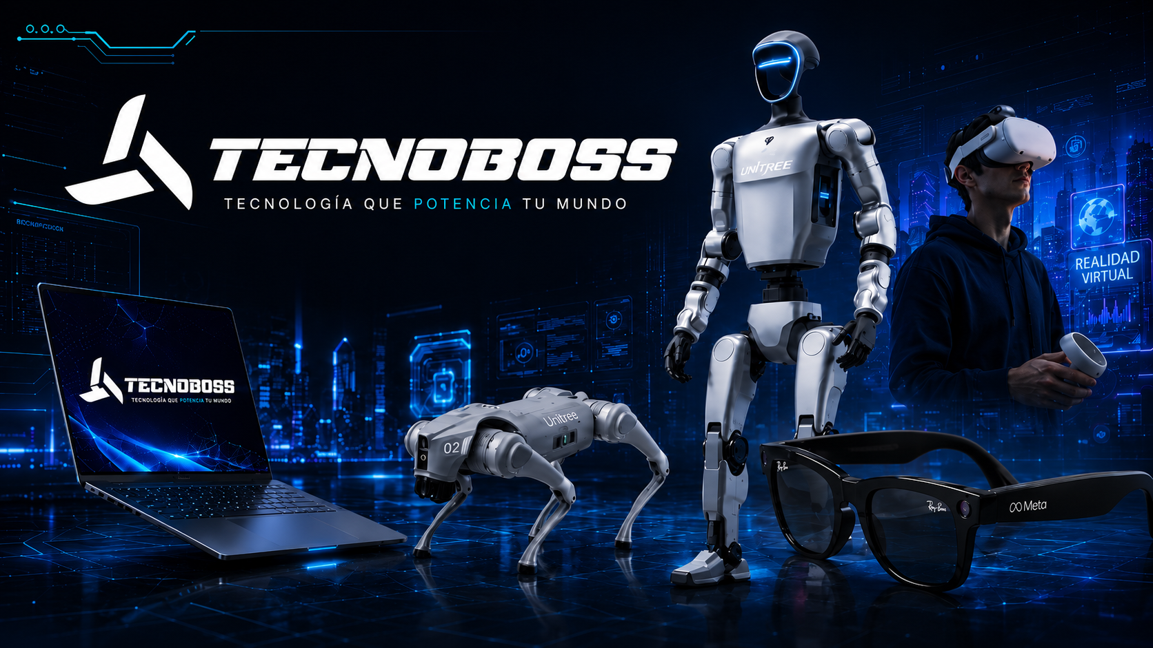 Ecosistema TecnoBoss con rob&oacute;tica, realidad virtual y tecnolog&iacute;a aplicada